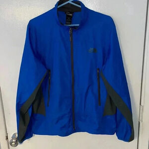 The north face windbreaker warm zip up